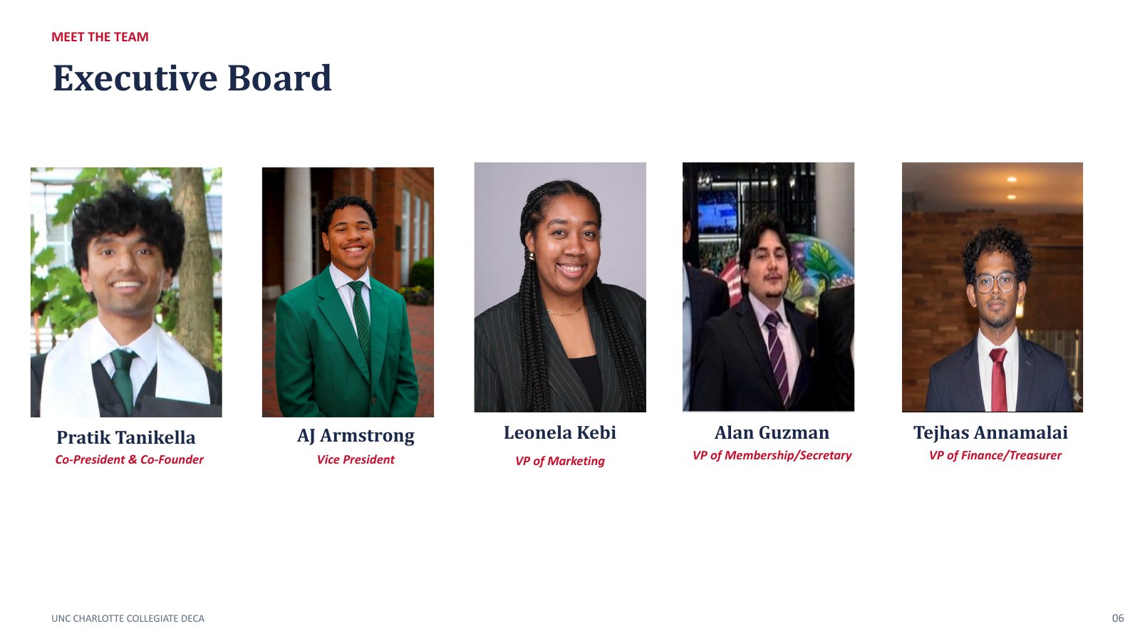 Slide 4: Executive board