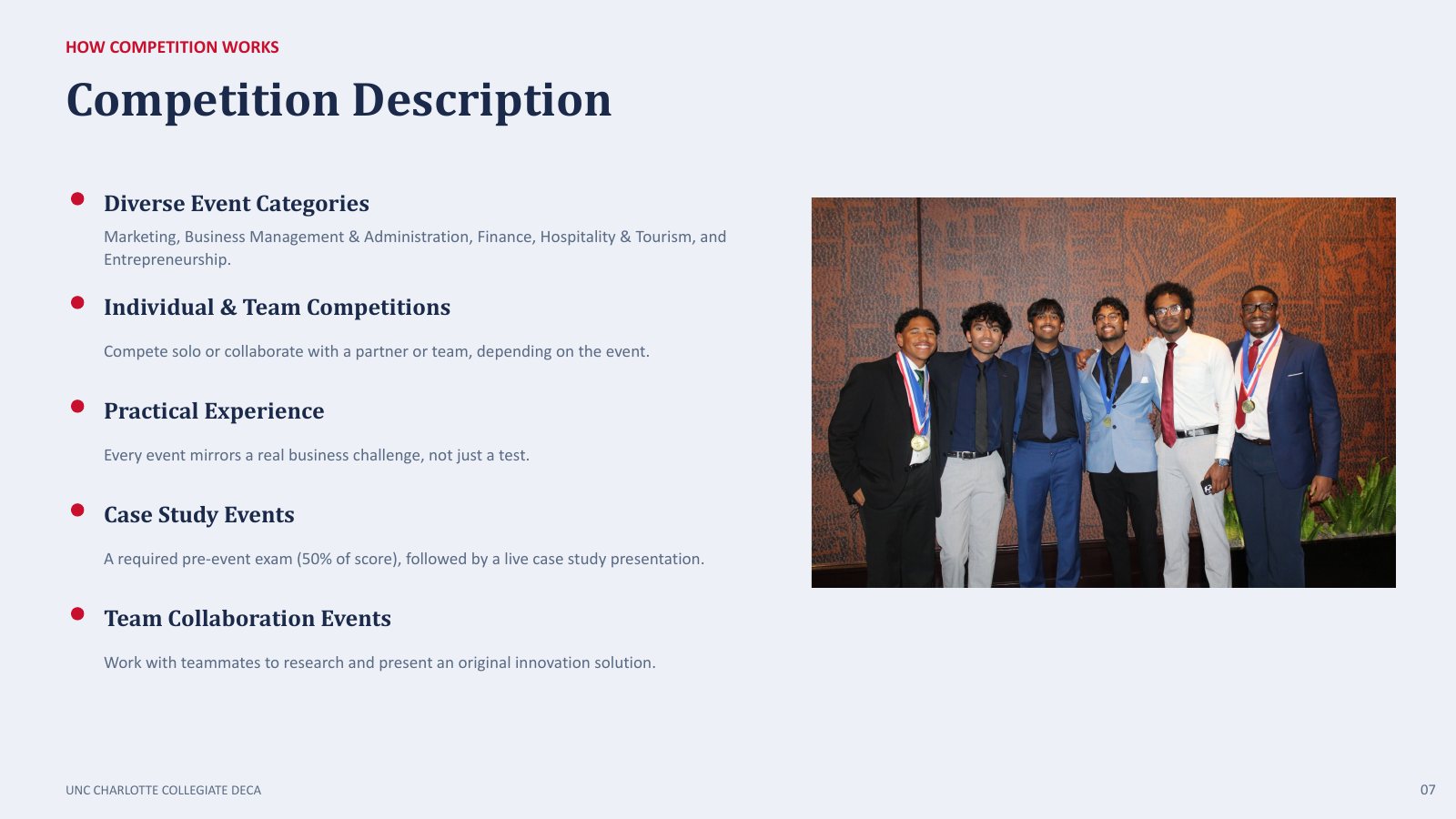 Slide 6: Competition description
